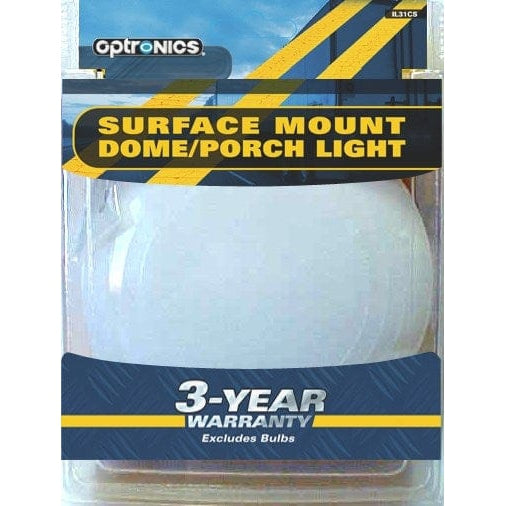 Optronics Qualifies for Free Shipping Optronics Dome Light Weather Resistant Aluminum Ho #IL31CS