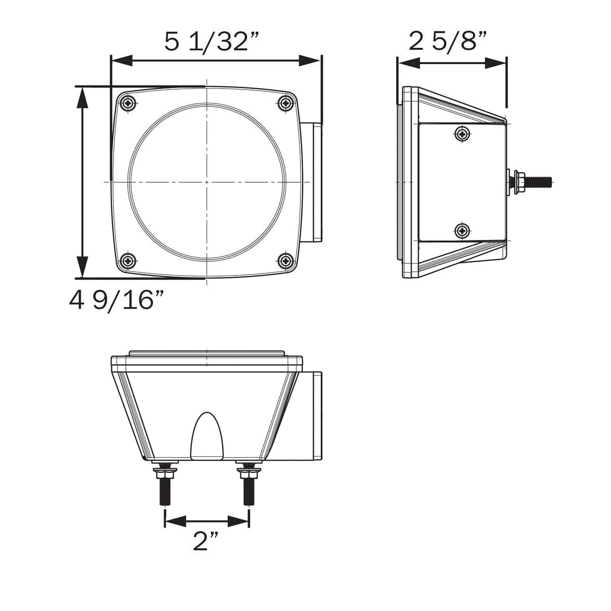 Optronics Qualifies for Free Shipping Optronics GloLight LED Trailer Light Kit 108 109 #TLL190RK