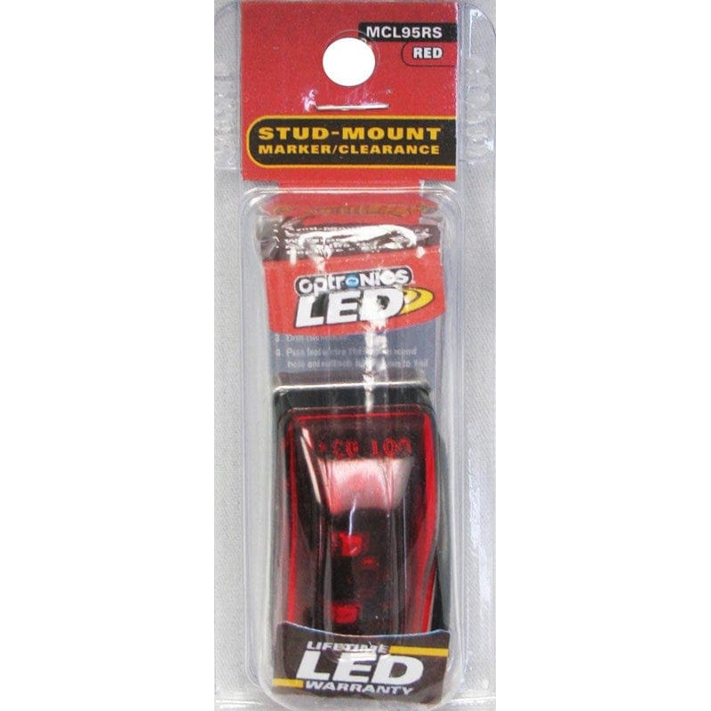 Optronics Qualifies for Free Shipping Optronics LED Red Sealed Stud Mount Side Marker #MCL95RS