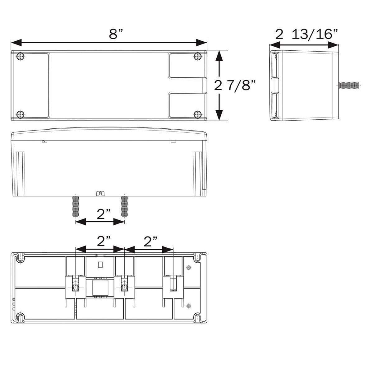 Optronics Qualifies for Free Shipping Optronics Light-Low Profile LED 7-Function #STL0016RS