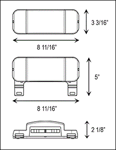 Optronics Qualifies for Free Shipping Optronics Low Profile LED Passenger Tail Light Black Base #RVSTLB60FS