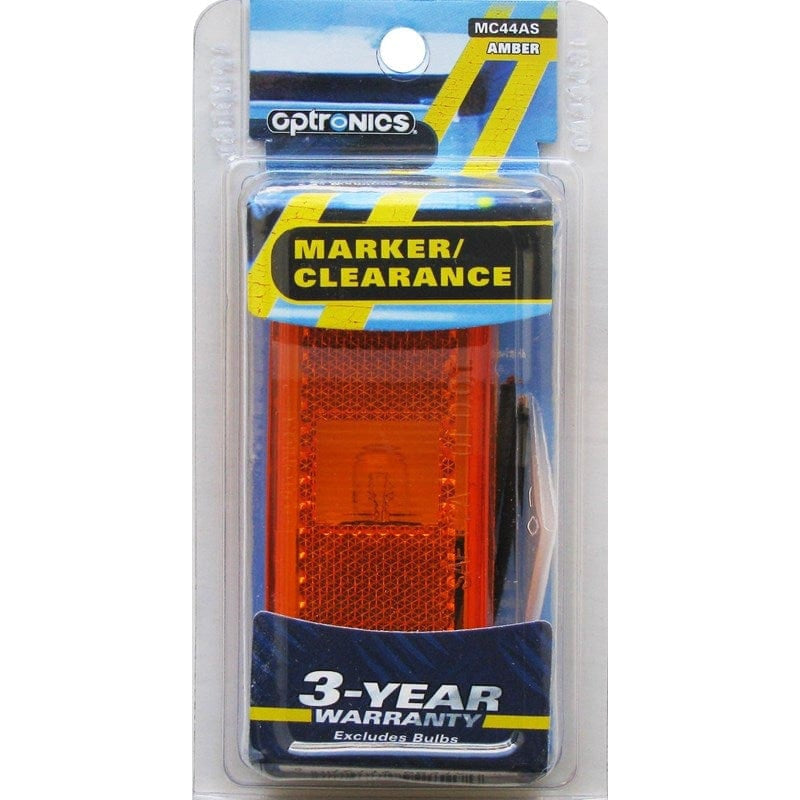Optronics Qualifies for Free Shipping Optronics Marker Light Rect 2-wire Amber #MC44AS