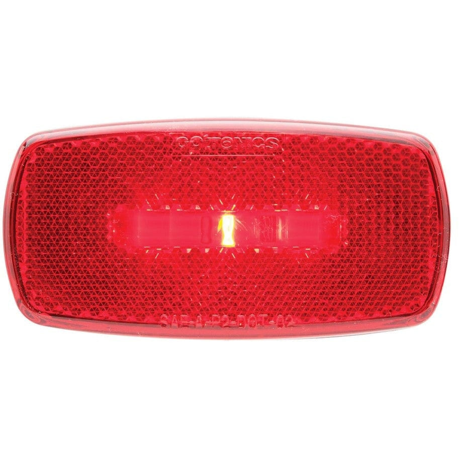 Optronics Qualifies for Free Shipping Optronics One LED Marker Light Oval Black Base #MCL0032RBS