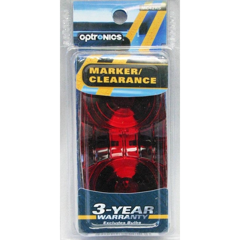 Optronics Qualifies for Free Shipping Optronics Red Dual Bulb Marker/Clearance Light #MC42RS