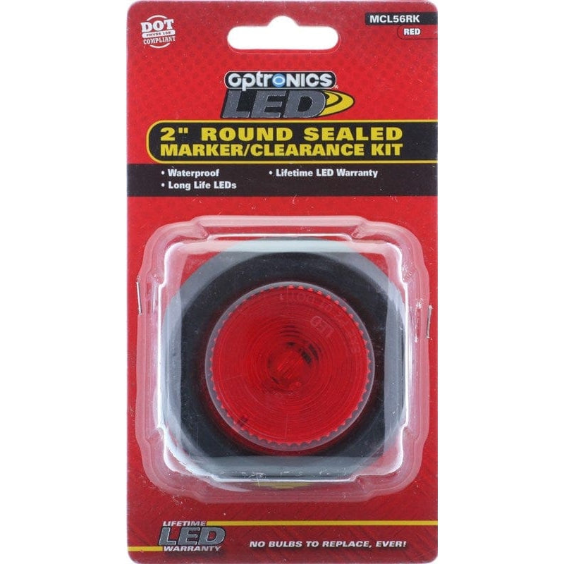 Optronics Qualifies for Free Shipping Optronics Red Fleet Count LED 2" Clearance Light #MCL56RK