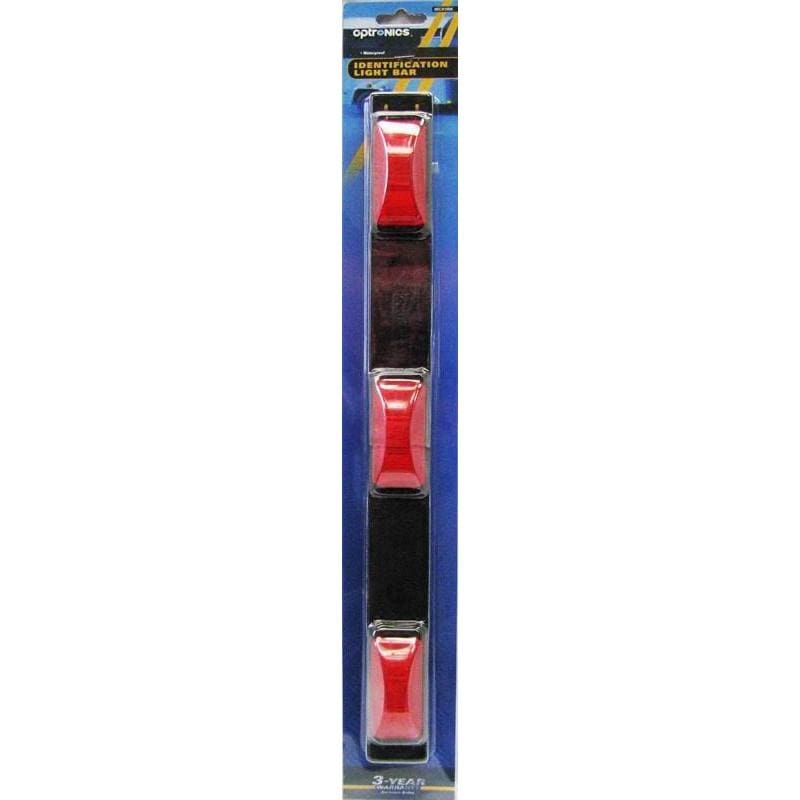 Optronics Qualifies for Free Shipping Optronics Red Sealed Identification Light Bar #MC93RK