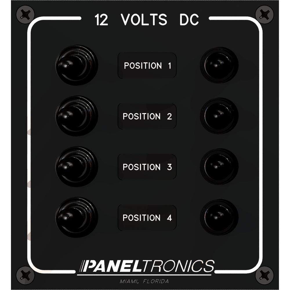 Paneltronics Qualifies for Free Shipping Paneltronics DC 4-Position Toggle Switch with Circuit #9960017B