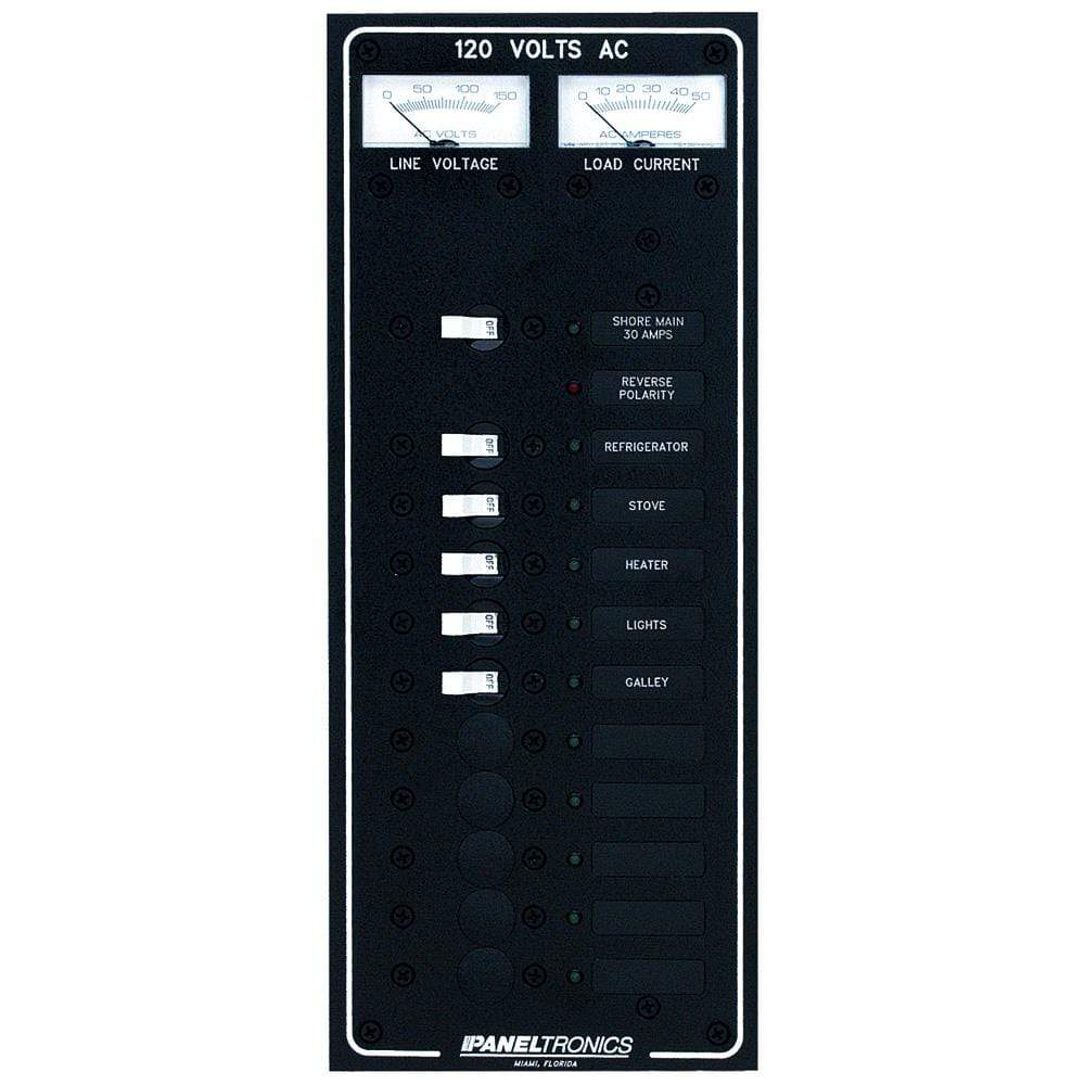 Paneltronics Qualifies for Free Shipping Paneltronics Standard AC 10-Position Breaker Panel & Main LED #9972320B