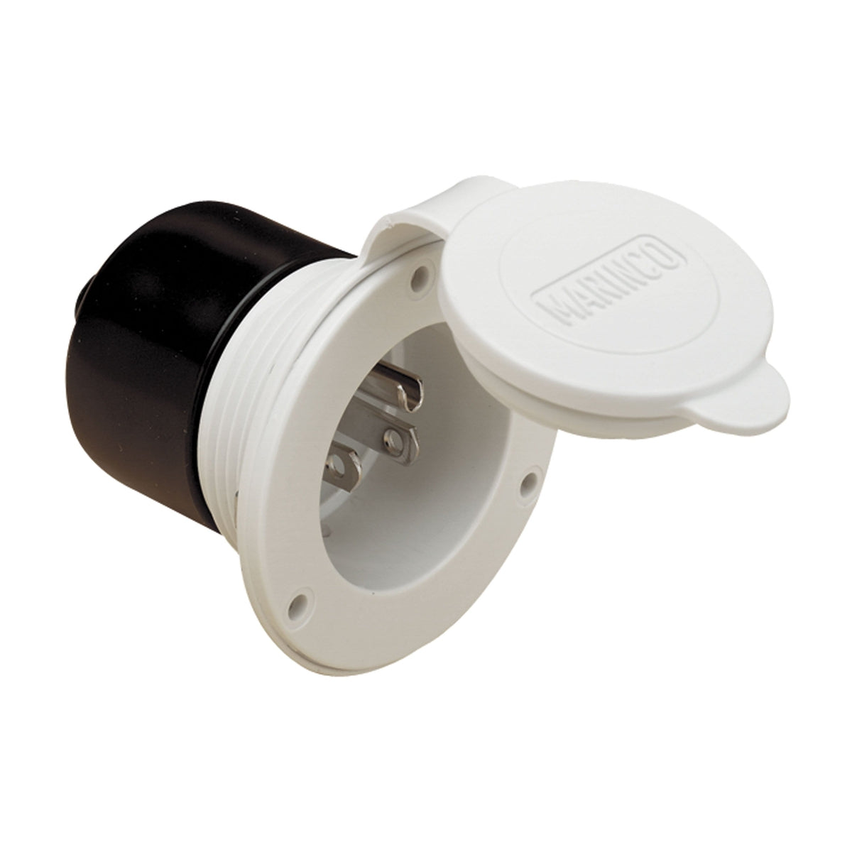 ParkPower Power Inlet White 15a #150BBIWRV