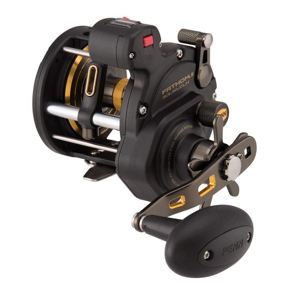 PENN Qualifies for Free Shipping PENN Fathom II Level Wind 30 Left Hand Reel with Line Counter #1481314