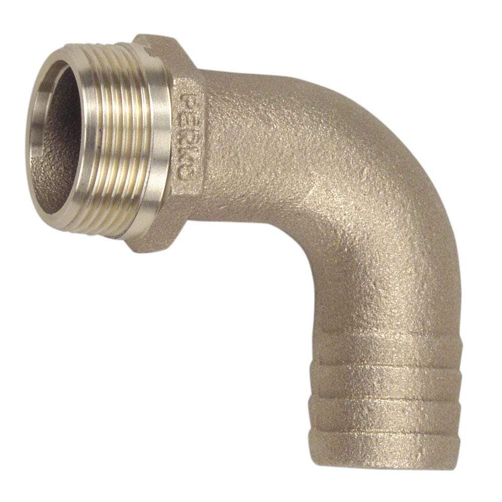 Perko Qualifies for Free Shipping Perko 1-1/4" Pipe to Hose Adapter 90-Degree Bronze #0063DP7PLB