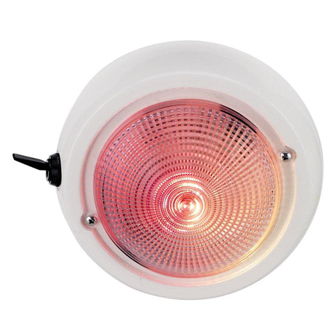 Perko Qualifies for Free Shipping Perko Dome Light with Red and White Bulbs #1263DP1WHT