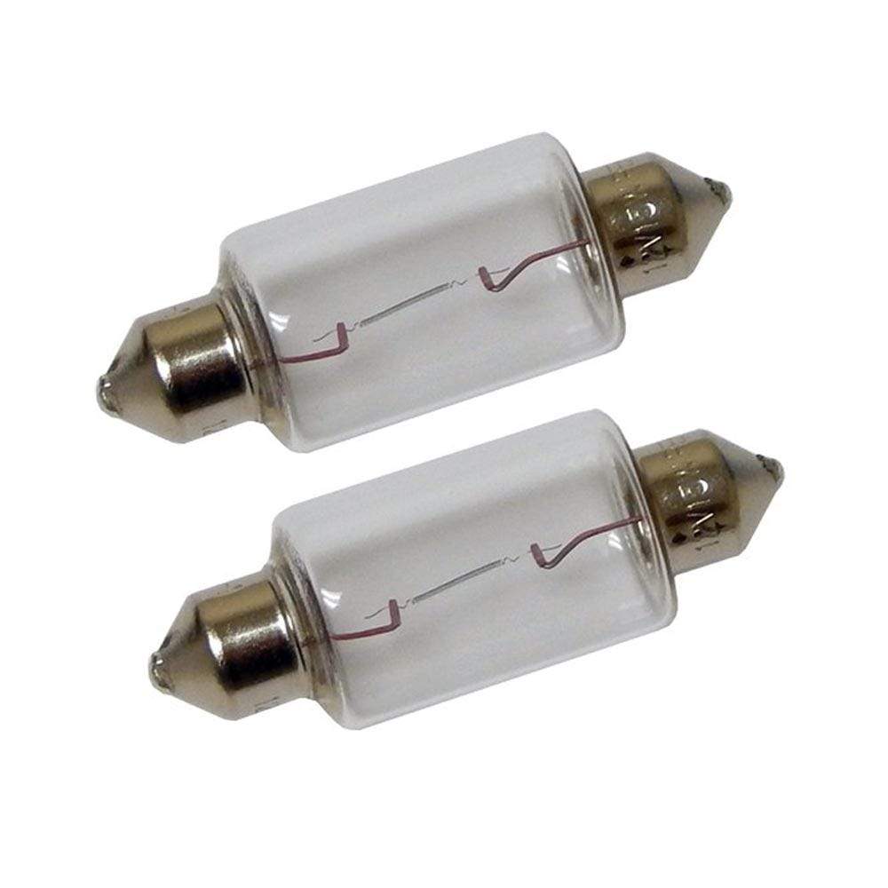Perko Qualifies for Free Shipping Perko Festoon Bulb-Double Ended 12v 15w 1-11/16" L 2-pk #0070DP1CLR