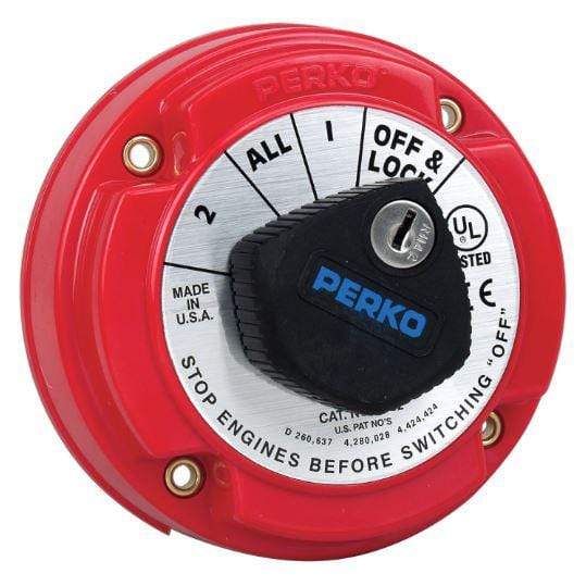 Perko Qualifies for Free Shipping Perko Medium Duty Battery Selector Switch W/ Key Lock #8502DP