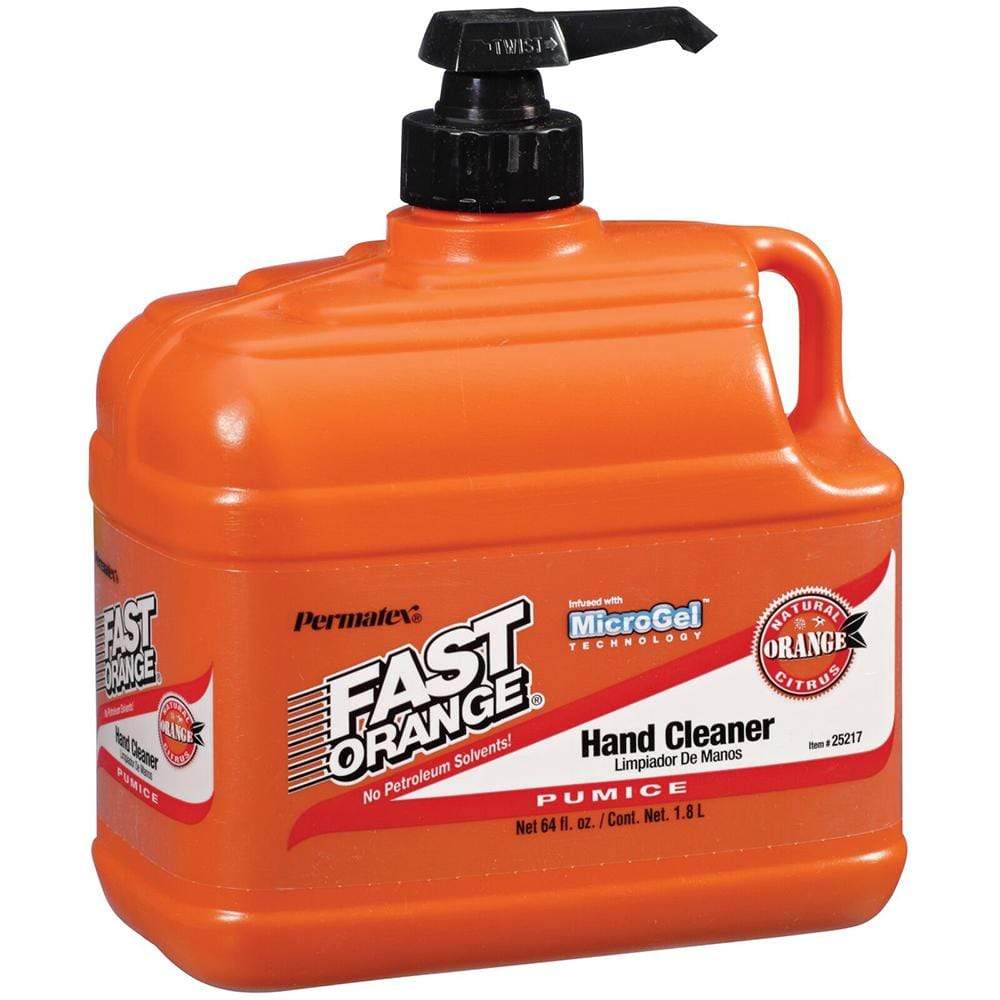 Permatex Fast Orange Hand Cleaner Pumice Lotion 1/2-Gallon #25217