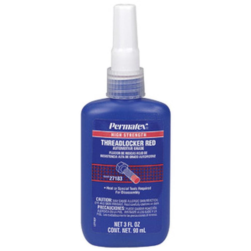 Permatex High Strength Threadlocker Red 90ml Bottle #27183