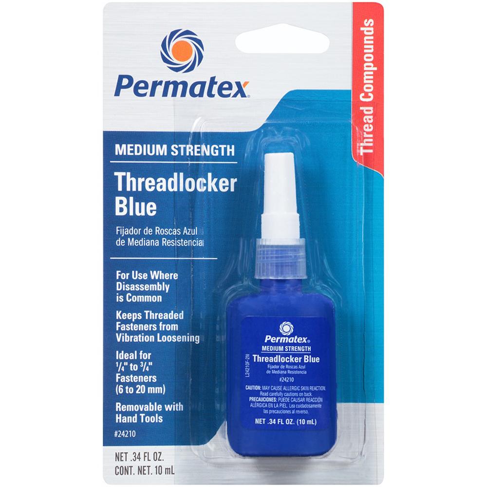Permatex Medium Strength Threadlocker Blue 10ml Bottle #24210