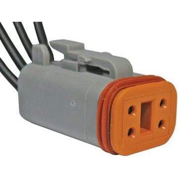 Pico Male Plug with Female Contacts 4-Way #6014PT