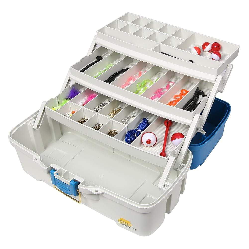 Plano Qualifies for Free Shipping Plano Ready Set Fish 3 Tray Tackle Box #620310