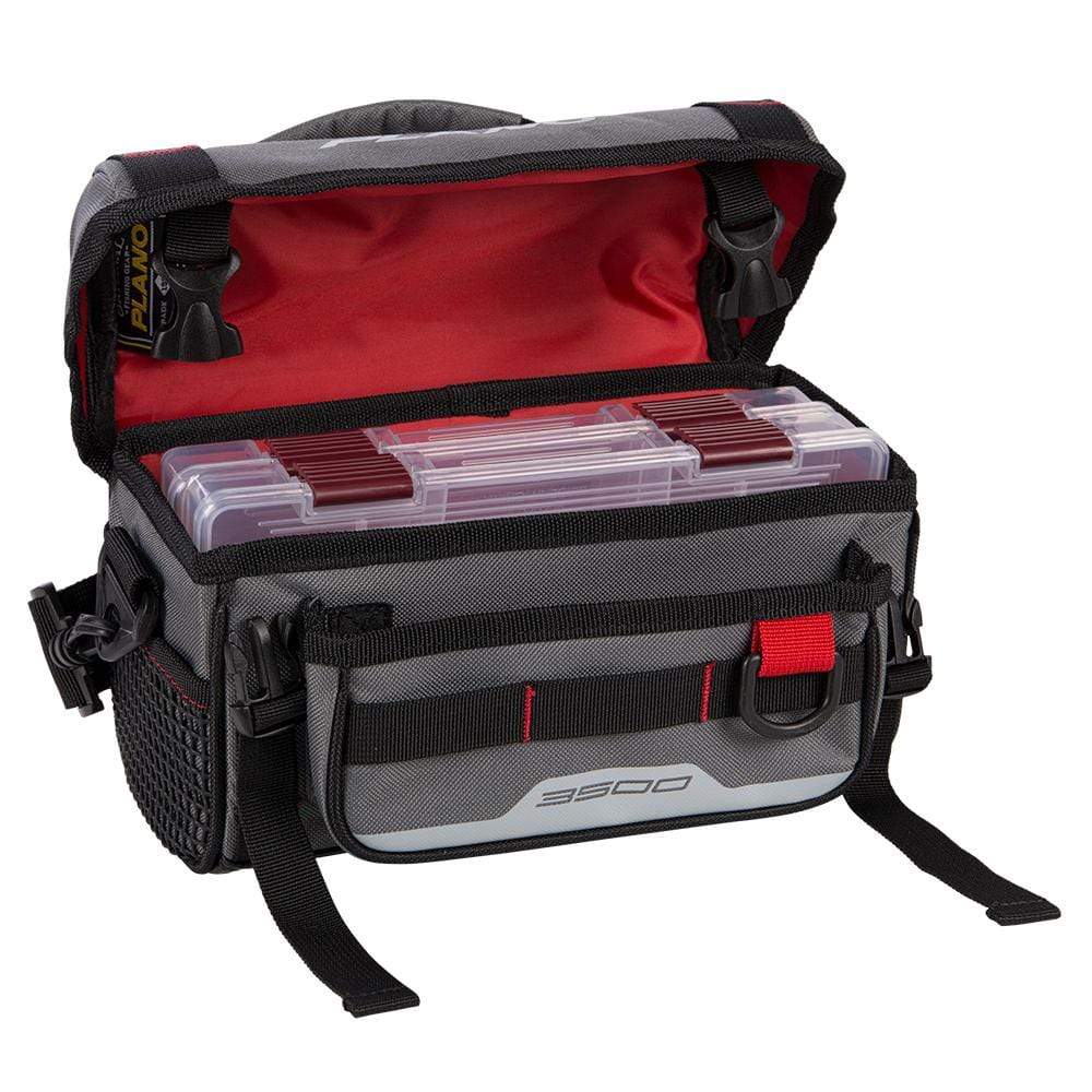 Plano Qualifies for Free Shipping Plano Weekend Series Gray 3500 Softsider Tackle Bag #PLAB35120