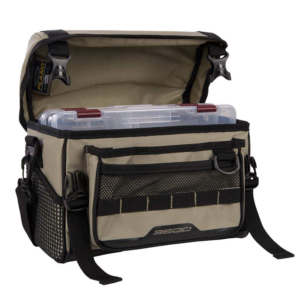 Plano Qualifies for Free Shipping Plano Weekend Series Tan 3600 Softsider Tackle Bag #PLAB36121