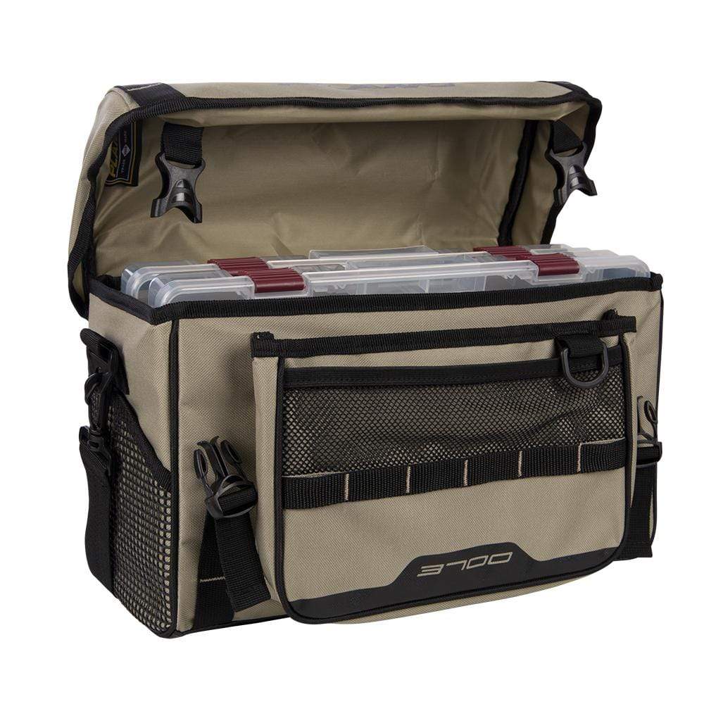Plano Qualifies for Free Shipping Plano Weekend Series Tan 3700 Softsider Tackle Bag #PLAB37121
