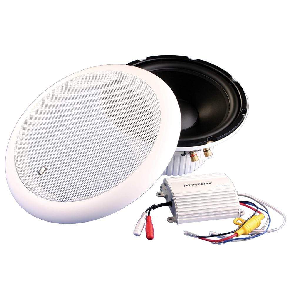 Polyplanar Qualifies for Free Shipping Poly-Planar 10" Panel Mount Subwoofer with Amplifier #MS250