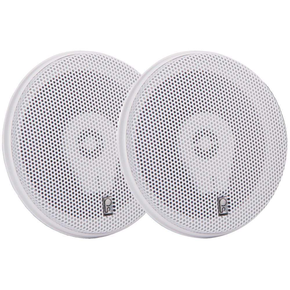Polyplanar Qualifies for Free Shipping Poly-Planar 5" Titanium Series Speakers 3-Way Round White #MA8505W