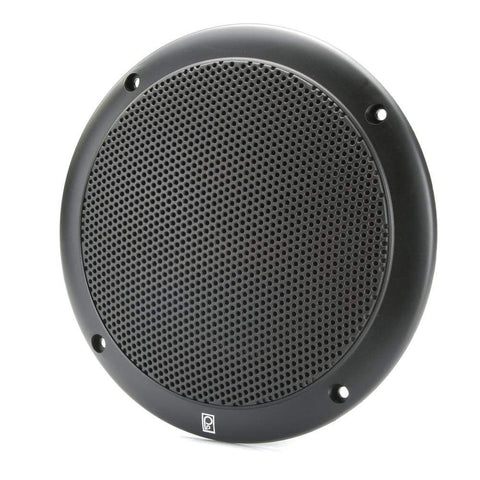 Polyplanar Qualifies for Free Shipping Poly-Planar 6" 2-Way Coax Integral Grill Marine Speakers Black #MA4056B