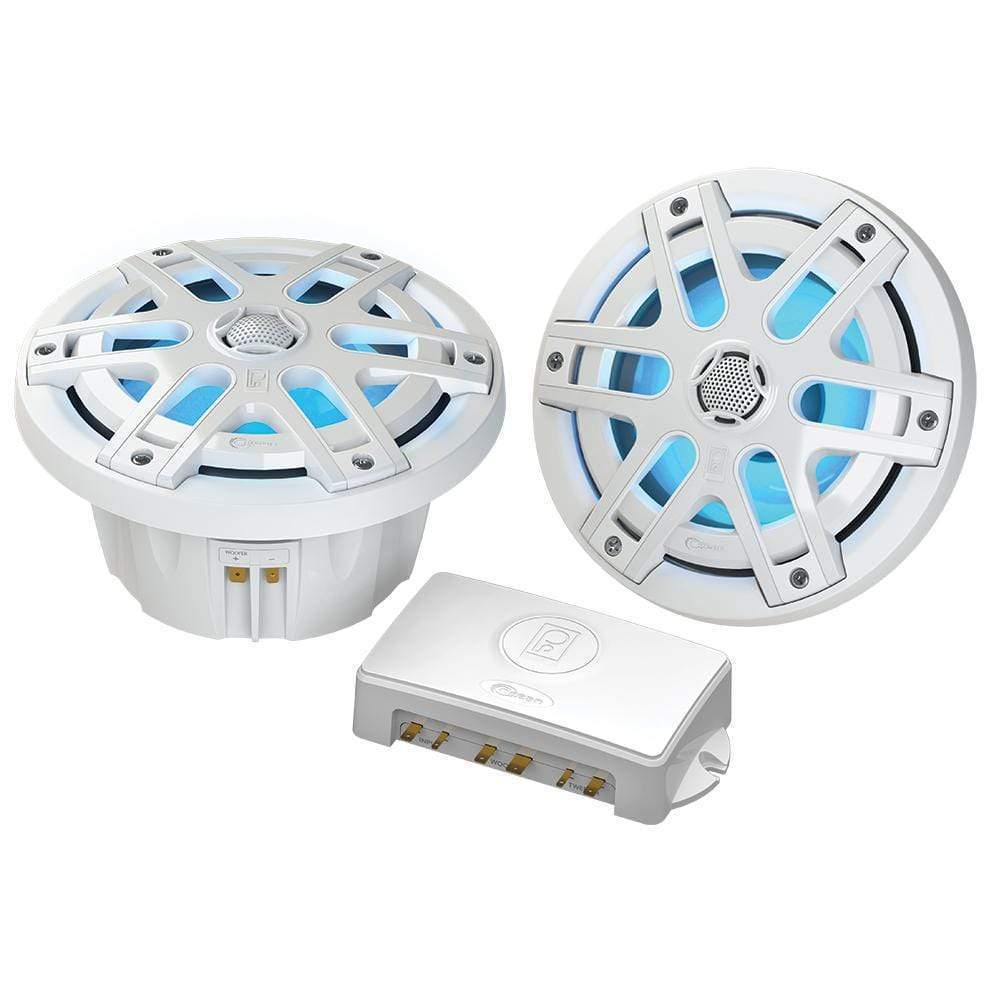 Poly-Planar 6" Round Waterproof Blue LED Lit #MA-OC6
