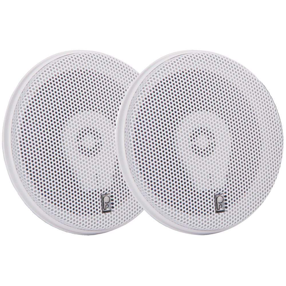 Polyplanar Qualifies for Free Shipping Poly-Planar 6" Titanium Series 3-Way Marine Speakers White #MA8506W