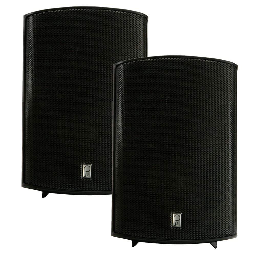 Polyplanar Qualifies for Free Shipping Poly-Planar Compact Box Speaker Pair Black #MA7500B