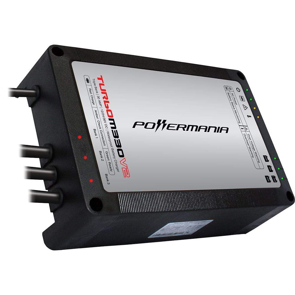 Powermania Qualifies for Free Shipping Powermania Turbo M330v2 30a 3-Bank 12/24/36v Charger #58206