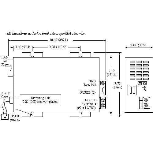PowerMax Qualifies for Free Shipping PowerMax 40a 24v 3-Stage Smart Charger #PM3-40-24