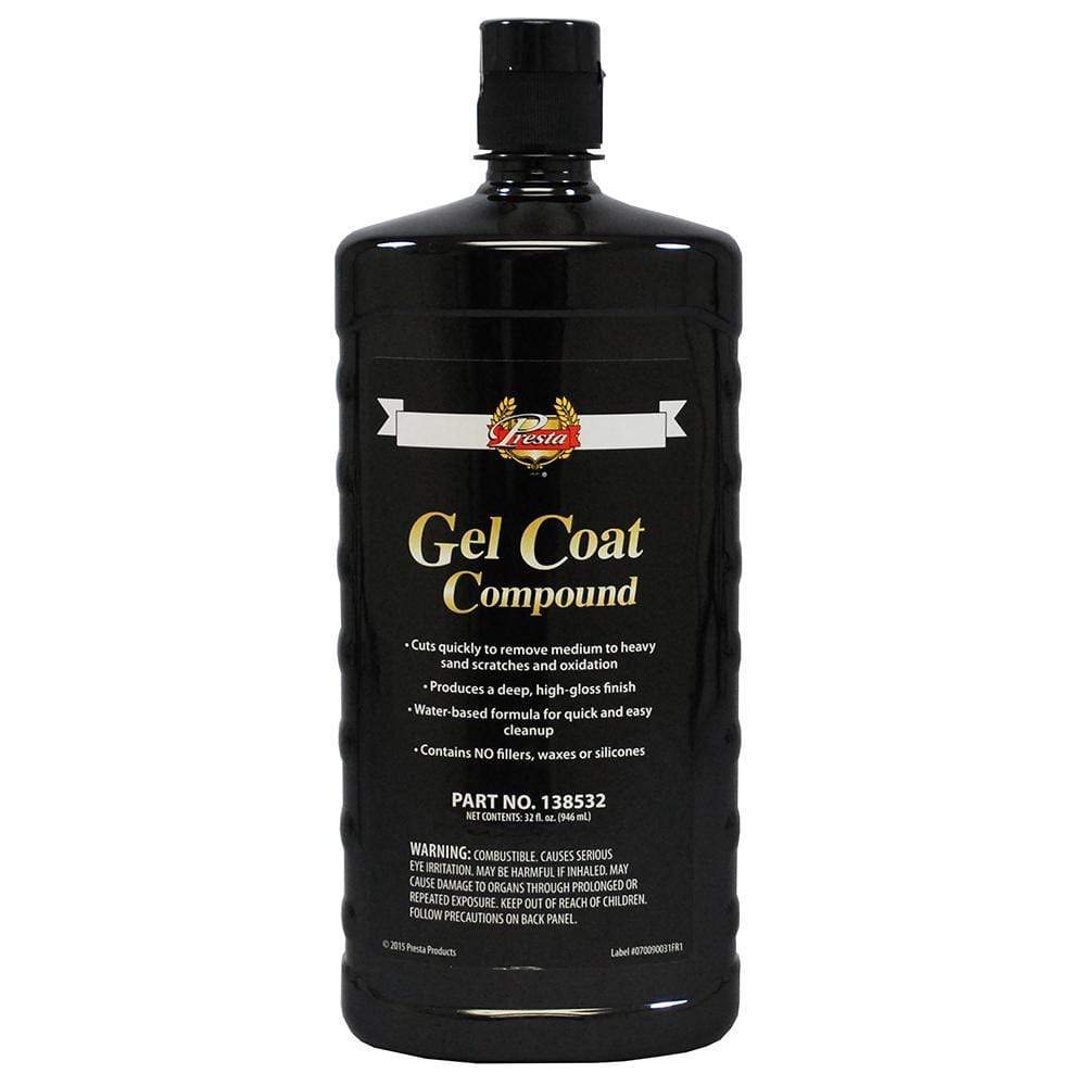 Presta Gel Coat Compound 32 oz #138532