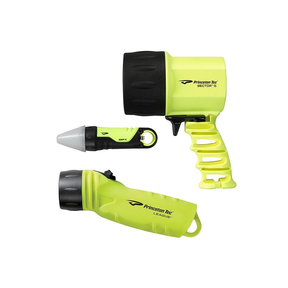 Princeton Tec Qualifies for Free Shipping Princeton Tec Reef Pack Box Set Neon Yellow #RP-NY