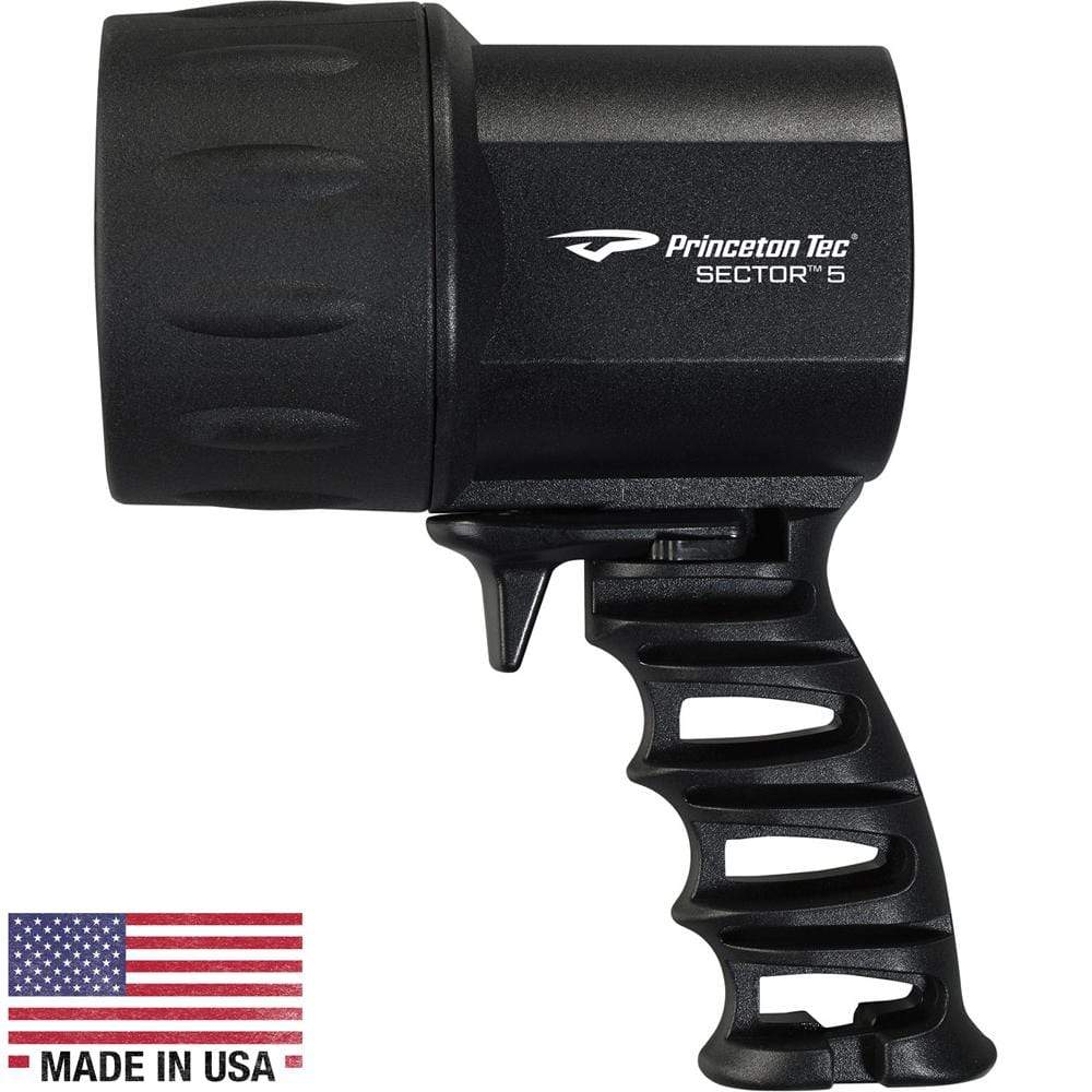 Princeton Tec Sector 5 Spotlight Black #S5-BK