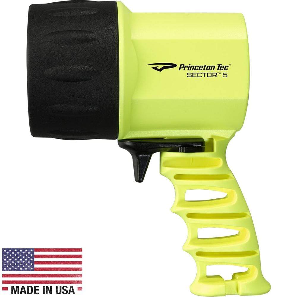 Princeton Tec Sector 5 Spotlight Neon Yellow #S5-NY