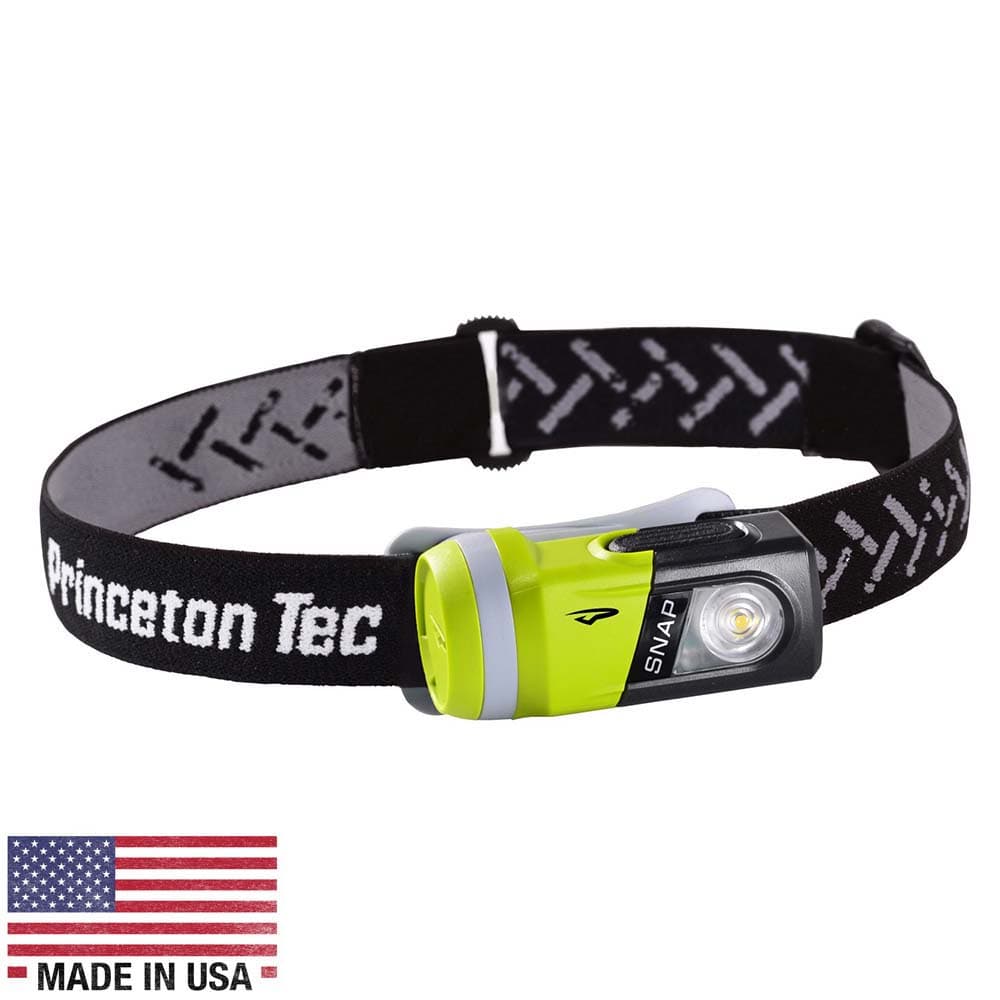 Princeton Tec Qualifies for Free Shipping Princeton Tec Snap Industrial Green/Black #SNAP-IND