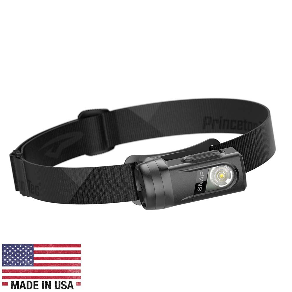 Princeton Tec Qualifies for Free Shipping Princeton Tec Snap Solo Black #SNSOLO-BK/DK