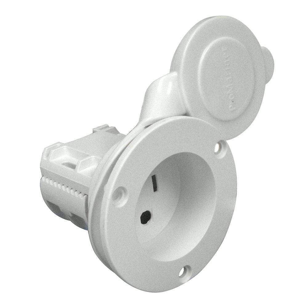 ProMariner AC Plug Holder White #51200
