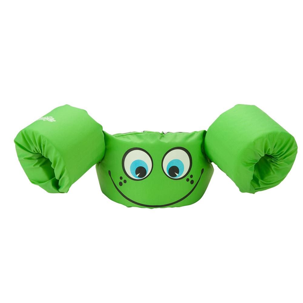 Stearns Qualifies for Free Shipping Puddle Jumper Kids Life Jacket Green Smile #3000001298