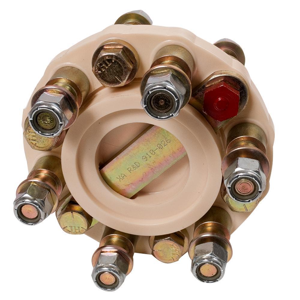 R & D Flexible Coupling for 6" Twin Disc 28 HP/100 RPM #910-026