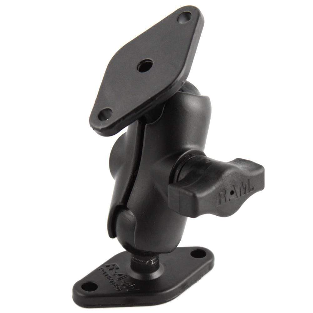 Ram Mounts Qualifies for Free Shipping RAM 1" Diameter Ball Mount Short Arm & 2 Diamond Bases #RAM-B-102U-A