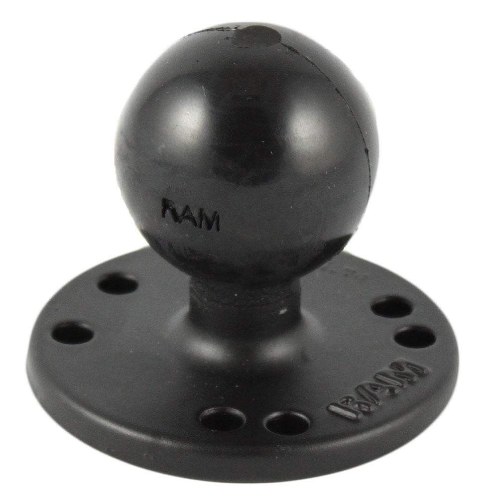 Ram Mounts Qualifies for Free Shipping RAM 2.5" Round Base w/0.31-18 Female Thread 1.5 Ball #RAM-202U-MT1