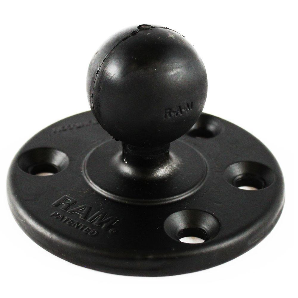 Ram Mounts Qualifies for Free Shipping RAM 3.68" Round Base with 1.5" Ball #RAM-240U