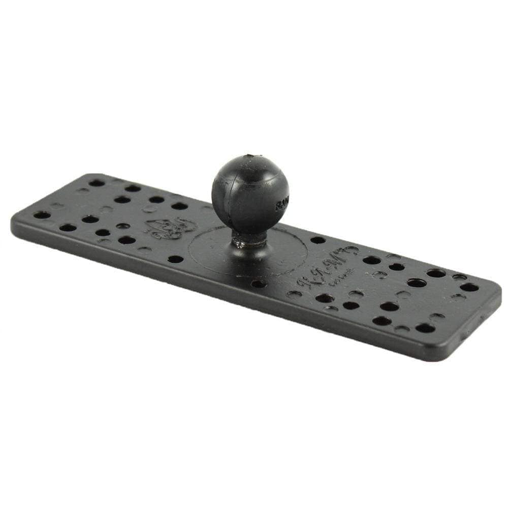 Ram Mounts Qualifies for Free Shipping RAM 6.25" x 2" Rectangle Base with 1" Ball #RAM-B-111BU
