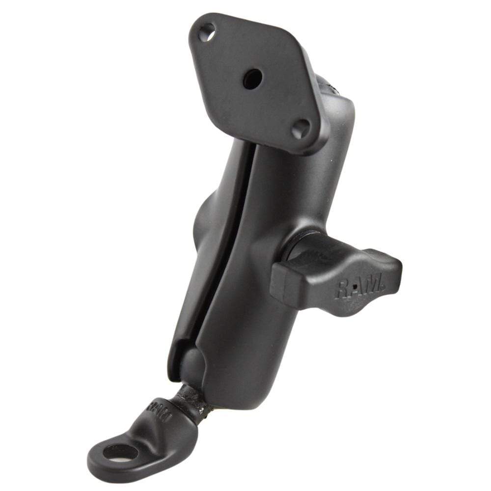Ram Mounts Qualifies for Free Shipping RAM 9mm Angled Base with Double Socket & Diamond Base #RAM-B-180U