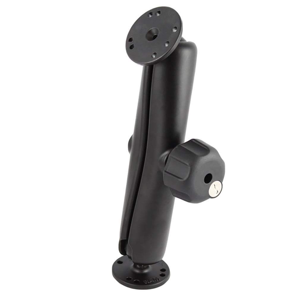 Ram Mounts Qualifies for Free Shipping RAM Double Ball Mount with Key Lock Knob #RAM-101U-DL