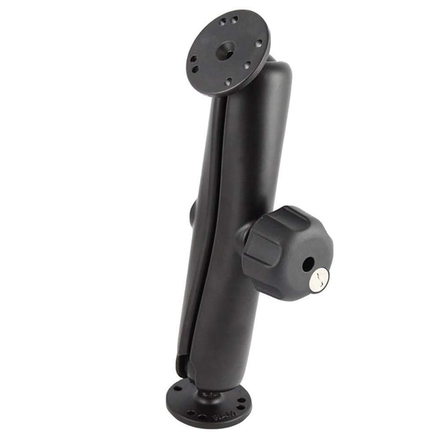 Ram Mounts Qualifies for Free Shipping RAM Double Ball Mount with Key Lock Knob #RAM-101U-DL